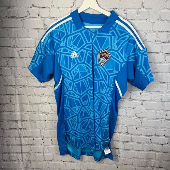RARE Colorado Rapids 2022 Adidas Aeroready Jersey Size Large - Picture 1 of 8
